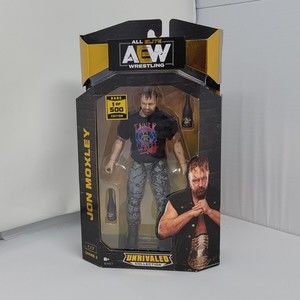 AEW Jon Moxley Chase 1 of 500 Unrivaled Series 2 #17 Figure Jazwares NIB Mox